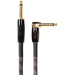 BIC-25A 7.5 m Instrument Cable, Angled/Straight 1/4" Jack - 25' 25 ft. Black