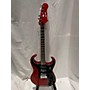 Used Burns BISON 62 REISSUE Solid Body Electric Guitar Trans Red