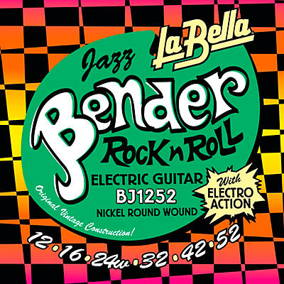 LaBella BJ1252 Jazz Bender Electric Guitar Strings With Wound 3rd