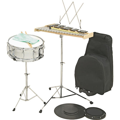 BK2000R Combination Percussion Bell and Snare Learning Kit W/ Rolling Cart Old