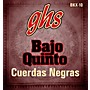 GHS BKX-10 Cuerdas Negras (Black Coated) Stainless Steel Bajo Quinto Set