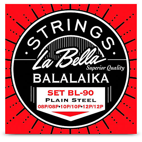 LaBella BL-90 Balalaika Plain Steel 3 6-String Set