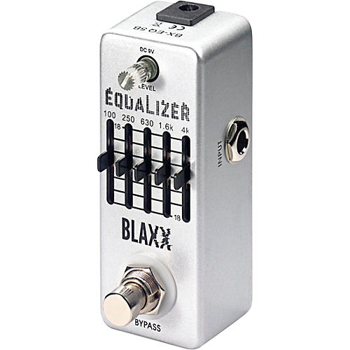 Stagg BLAXX 5-band Equalizer pedal for guitar Silver