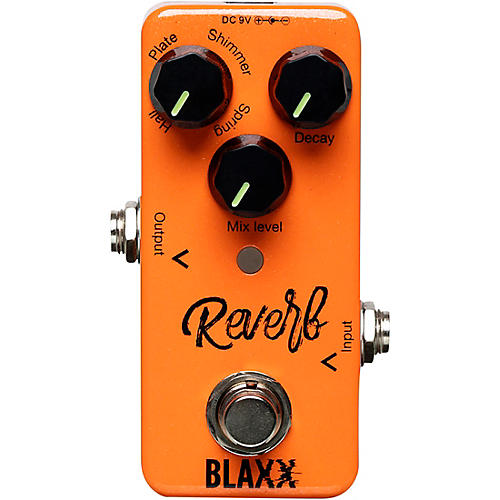 Stagg BLAXX Four Mode Reverb Pedal Orange Sparkle
