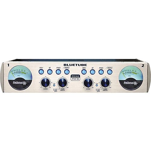 BLUETUBE DP Stereo Dual Path Microphone/Instrument Preamp with 12AX7 Tube