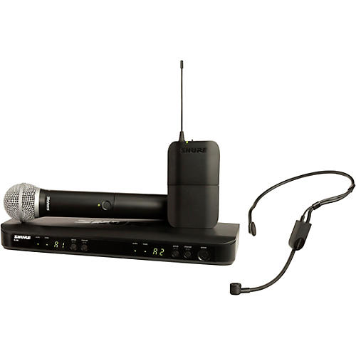 Shure BLX1288 Combo System with PGA31 Headset microphone and PG58 handheld microphone Band J11