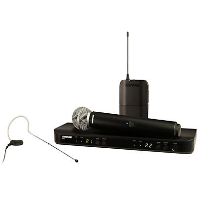 Shure BLX1288/MX53 Wireless Combo System with SM58 Handheld and MX153 Earset