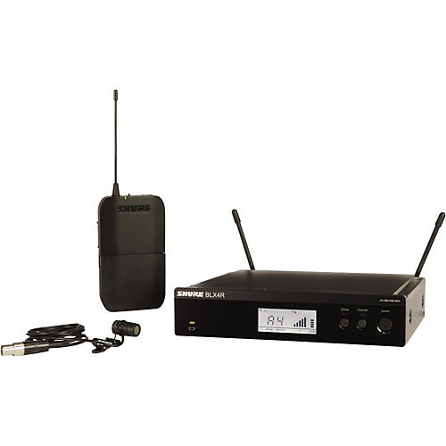 Shure BLX14R/W85 Wireless Lavalier System With WL185 Cardioid Lavalier Mic Band H10