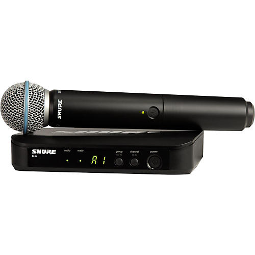 Shure BLX24/B58 Handheld Wireless System With BETA 58A Capsule Band H9