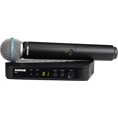 Shure BLX24/B58 Handheld Wireless System With BETA 58A Capsule
