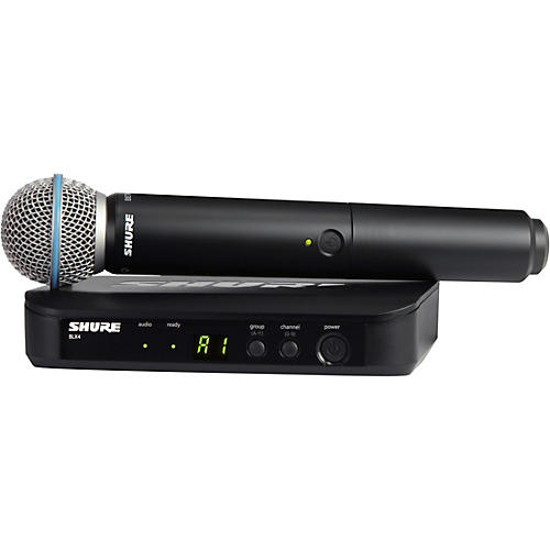 Shure BLX24/B58 Handheld Wireless System With BETA 58A Capsule Band J11