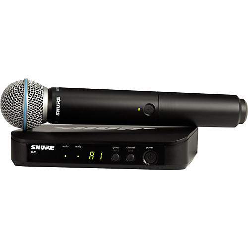 Shure BLX24/B58 Handheld Wireless System With BETA 58A Capsule Condition 1 - Mint Band H9