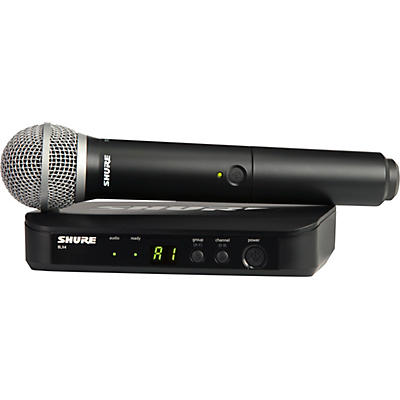 Shure BLX24 Handheld Wireless System With PG58 Capsule