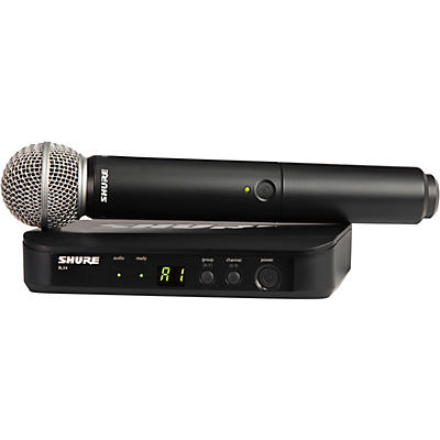 Shure BLX24/SM58 Handheld Wireless System With SM58 Capsule