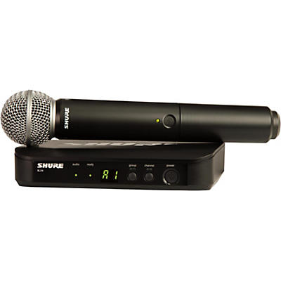 Shure BLX24/SM58 Handheld Wireless System with SM58 Capsule