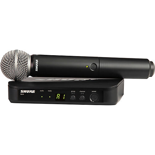 Shure BLX24/SM58 Handheld Wireless System With SM58 Capsule Condition 2 - Blemished Band H11 197881225100