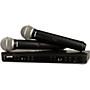 Shure BLX288/PG58 Dual-Channel Wireless System with Two PG58 Handheld Transmitters Band H10