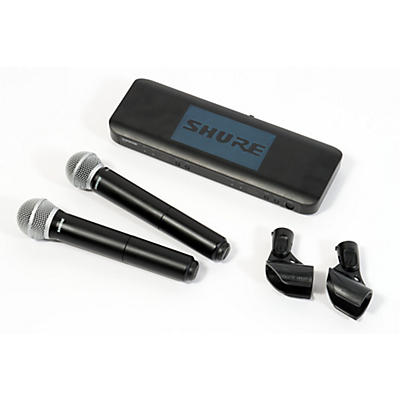 Shure BLX288/SM58 Wireless Dual Vocal System With Two SM58 Handheld Transmitters
