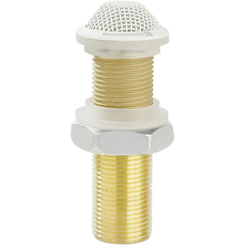 BM 34 Button Size Installation Boundary Mic in White (half-cardioid with bass roll off)