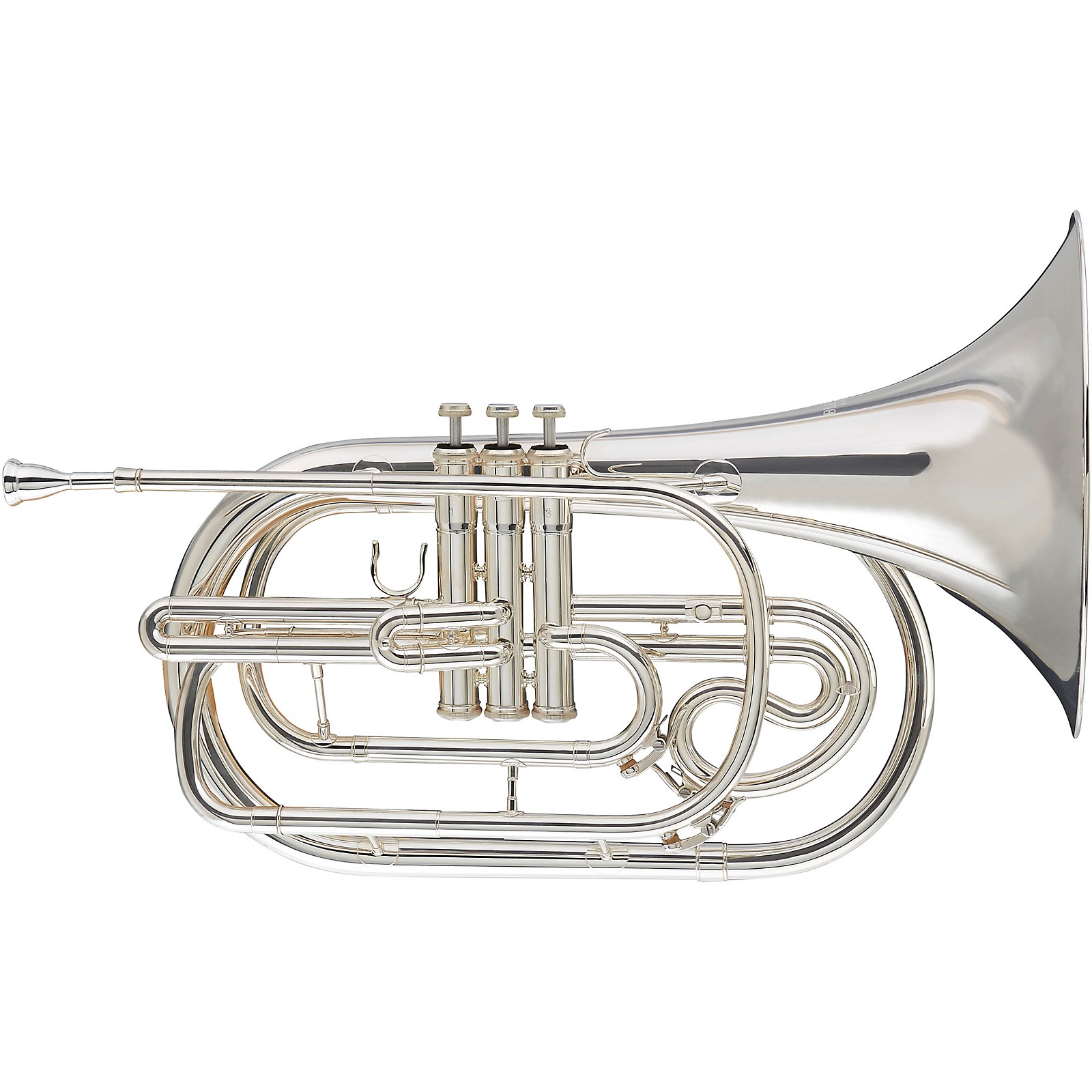 Blessing BM411 Marching Series Bb Marching French Horn Silver plated