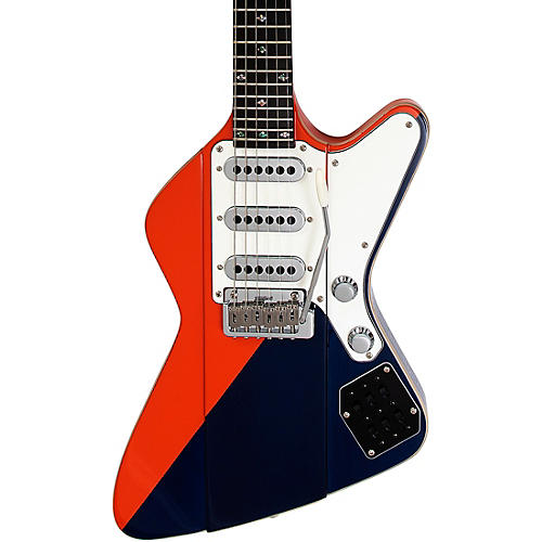 Brian May Guitars BMG Arielle Electric Guitar 2-Tone Burnt Orange and Trans Blue
