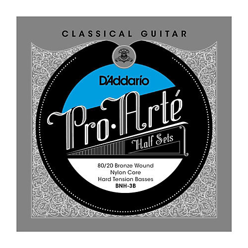 BNH-3B Pro-Arte 80/20 Hard Tension Classical Guitar Strings Half Set