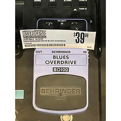 Behringer BO100 Blues Overdrive Effect Pedal