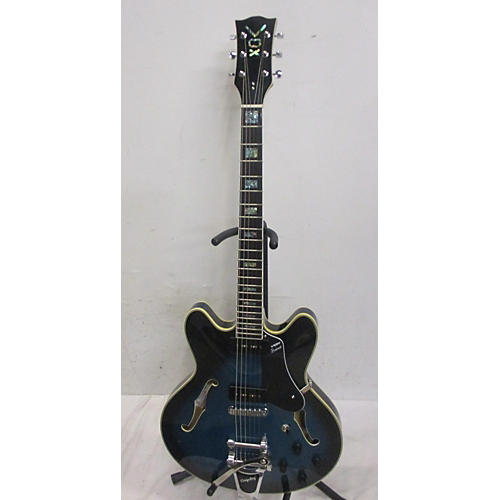 VOX BOBCAT V90 Hollow Body Electric Guitar Blue to Black Fade