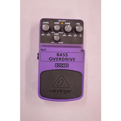 Behringer BOD400 Bass Overdrive Bass Effect Pedal
