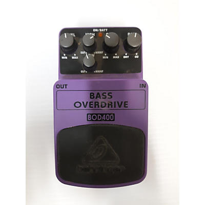 Behringer BOD400 Bass Overdrive Bass Effect Pedal