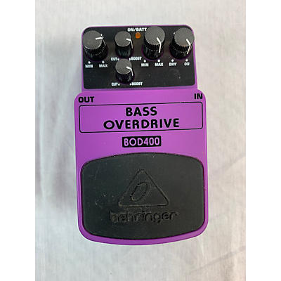 Behringer BOD400 Bass Overdrive Bass Effect Pedal