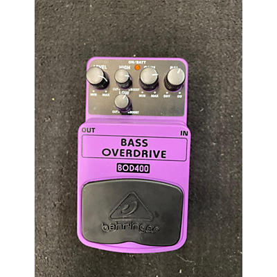 Behringer BOD400 Bass Overdrive Bass Effect Pedal