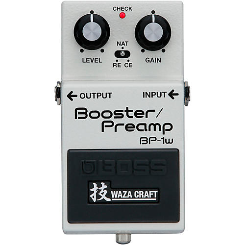 BOSS BP-1W Waza Craft Booster/Preamp Effects Pedal Condition 1 - Mint White