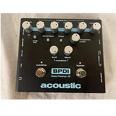 Acoustic BPDI BASS PREAMP/DI Bass Effect Pedal