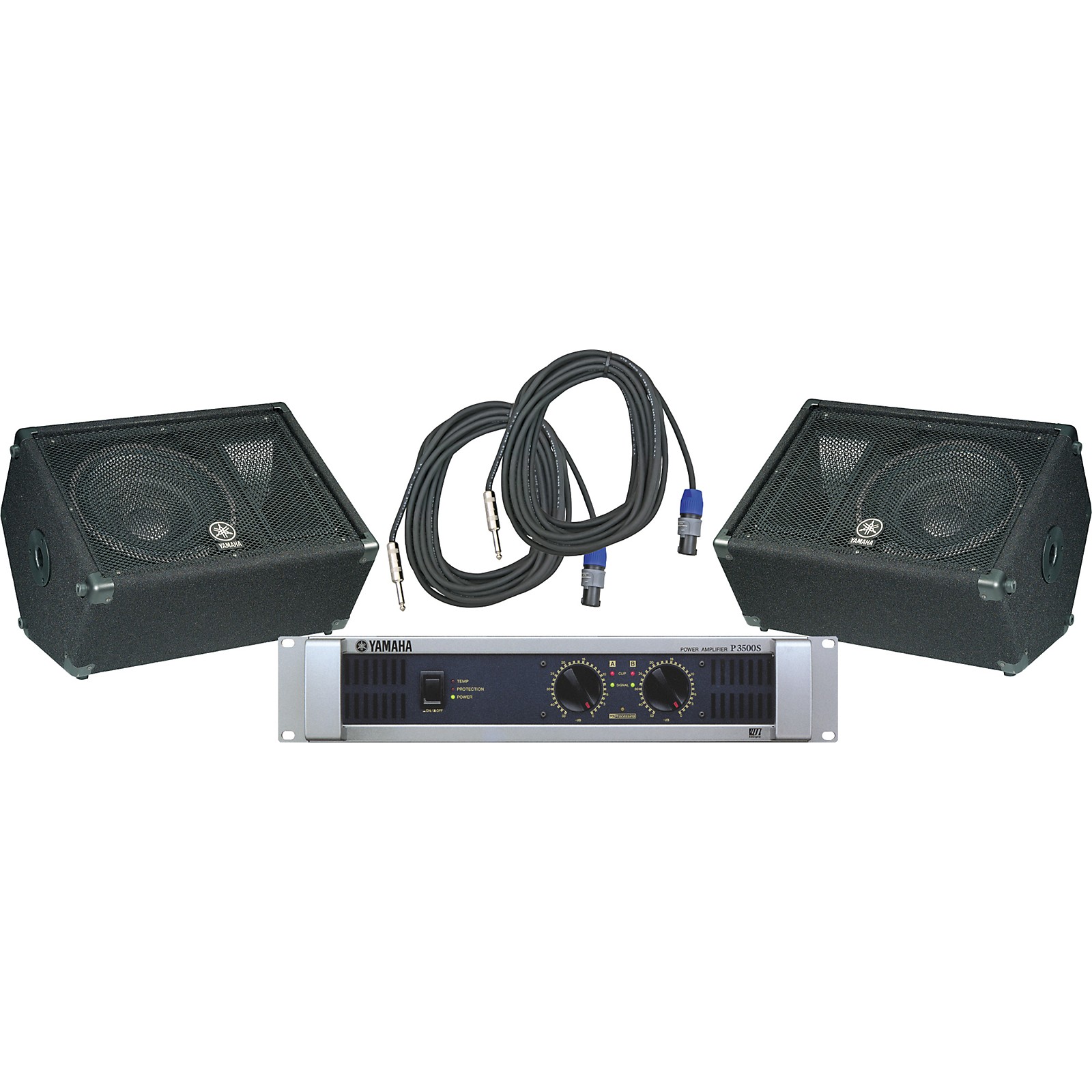 Yamaha BR12M / P3500S Speaker & Amp Package Musician
