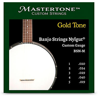 Gold Tone BSN-M Nylgut Medium Guage Banjo Strings