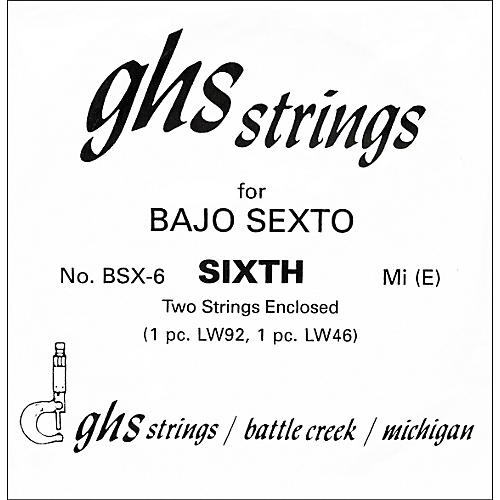 BSX6 Bajo Sexto Single Guitar String