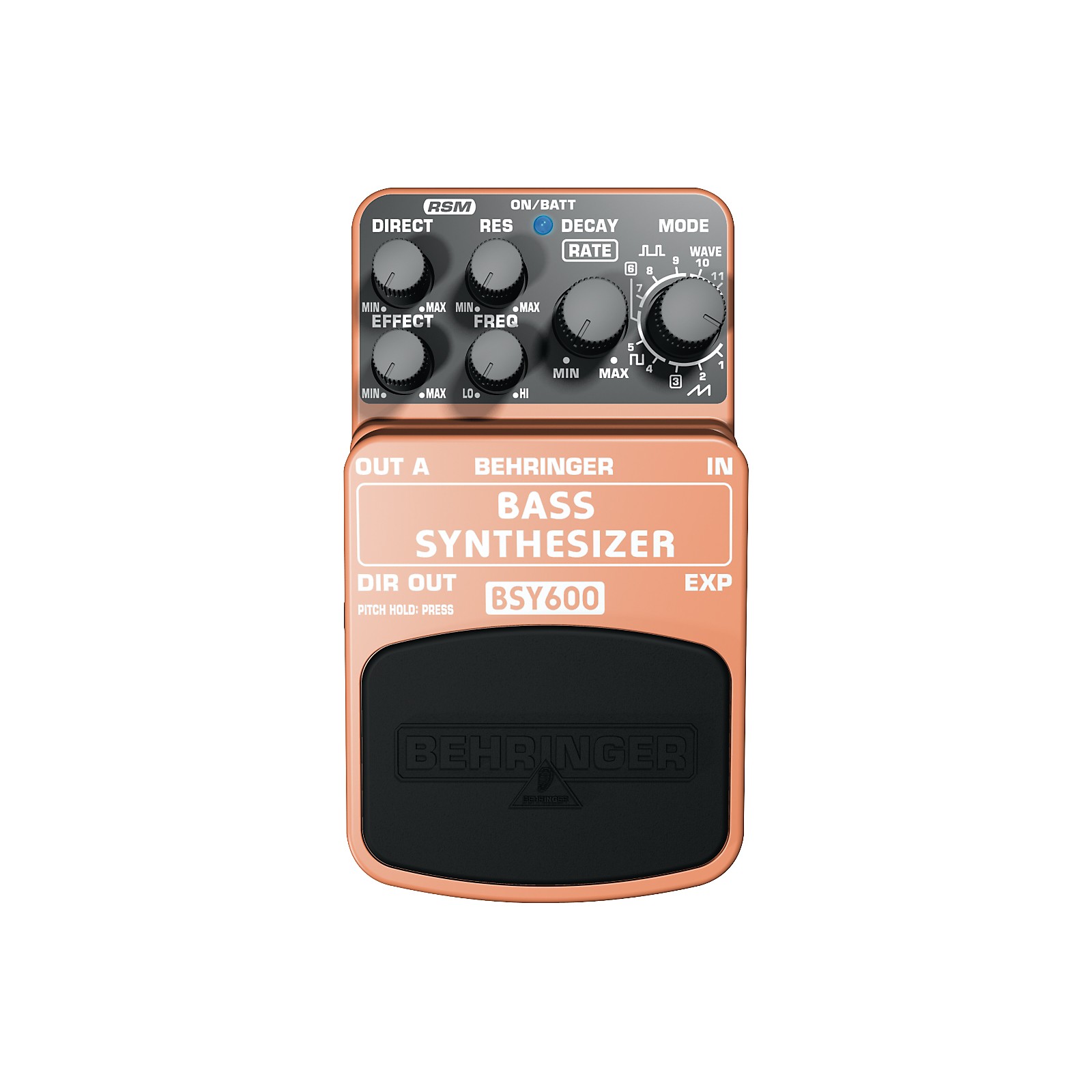 Behringer BSY600 Bass Synthesizer Effects Pedal Musician