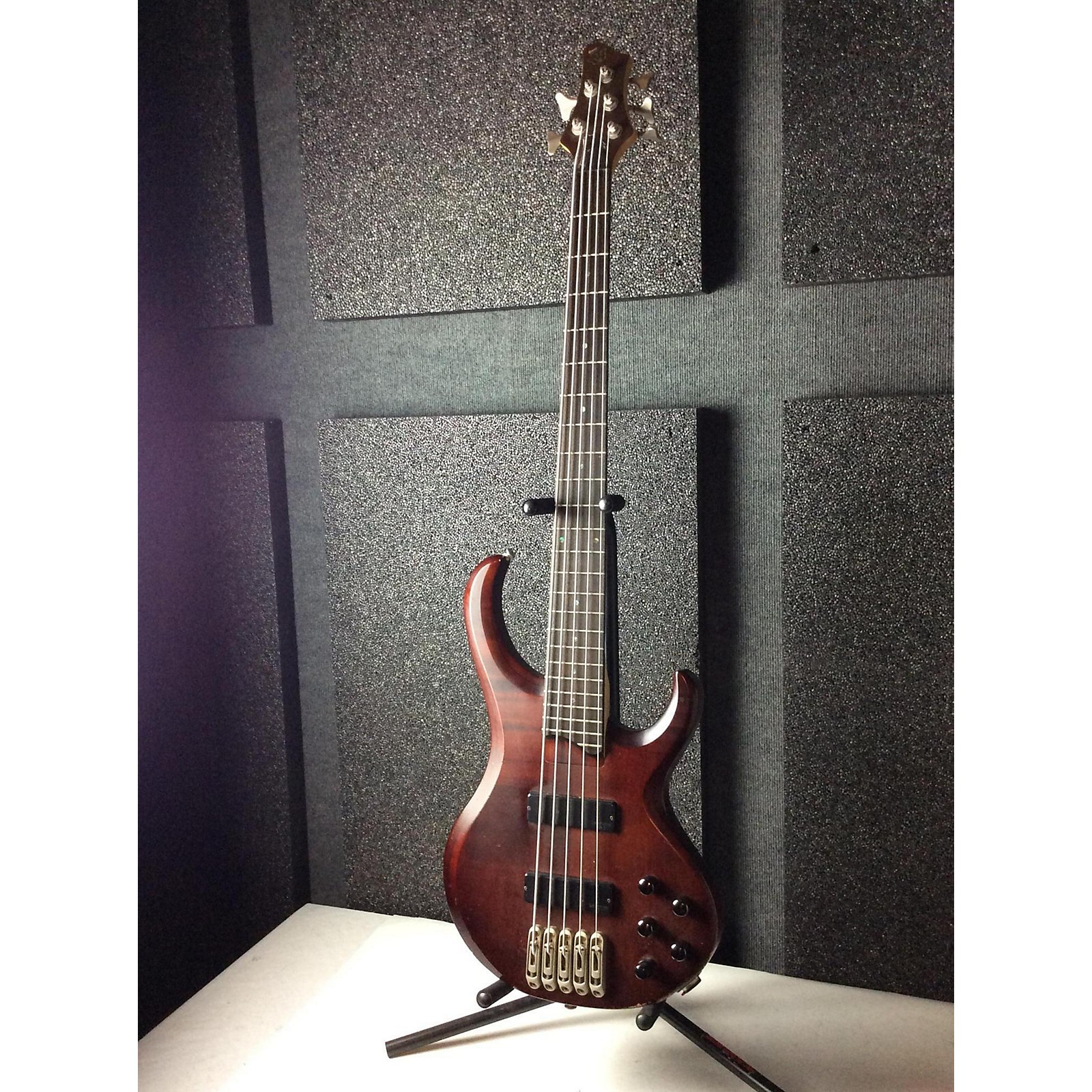 Used Ibanez BTB 5 String Electric Bass Guitar Brown Musician's Friend