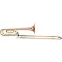 Blessing BTB1488 Performance Series Bb/F Large Bore Rotor Trombone Outfit with Closed Wrap Clear Lacquer Rose Brass Bell