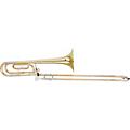 Blessing BTB1488 Performance Series Bb/F Large Bore Rotor Trombone Outfit with Closed Wrap Silver plated Yellow Brass BellClear Lacquer Yellow Brass Bell
