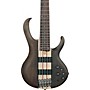 Ibanez BTB605 5-String Electric Bass Guitar Transparent Gray Flat