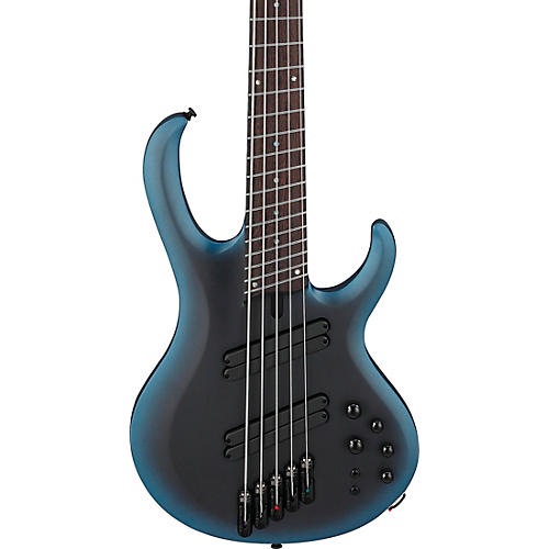 Ibanez BTB605MS 5-String Multi-Scale Electric Bass Midnight Arctic Ocean Matte