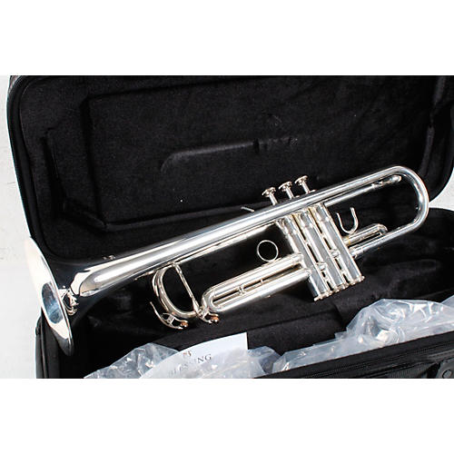 Blessing BTR-1460 Series Bb Trumpet Condition 3 - Scratch and Dent Silver plated, Yellow Brass Bell 194744485008