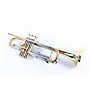 Open-Box Blessing BTR-1660 Artist Series Professional Bb Trumpet Condition 3 - Scratch and Dent Raw Brass, Yellow Brass Bell 197881122447