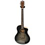 Used Washburn BTS9VCECHD Acoustic Electric Guitar Charcoal