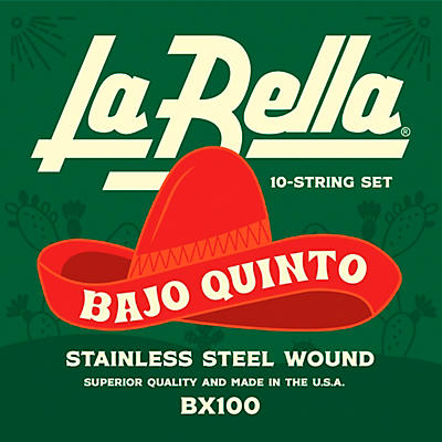 La Bella BX100 Bajo Quinto 10-String Set