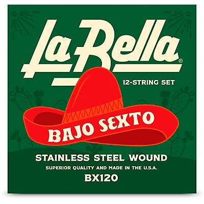 LaBella BX120 Bajo Sexto 12-String Set