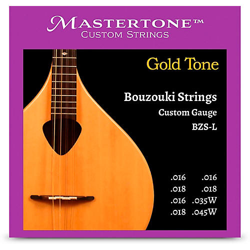 Gold Tone BZS-L Custom-Gauge Bouzouki Strings
