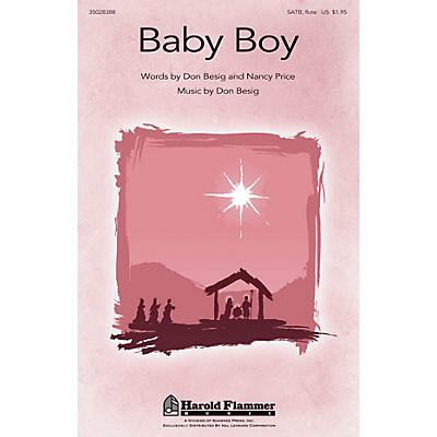 Shawnee Press Baby Boy SATB WITH FLUTE (OR C-INST) composed by Don Besig